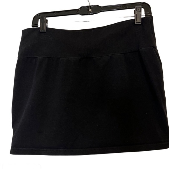 Express Mini Skirt Black Size Large with Bejeweled Express written on the skirt - Picture 4 of 5